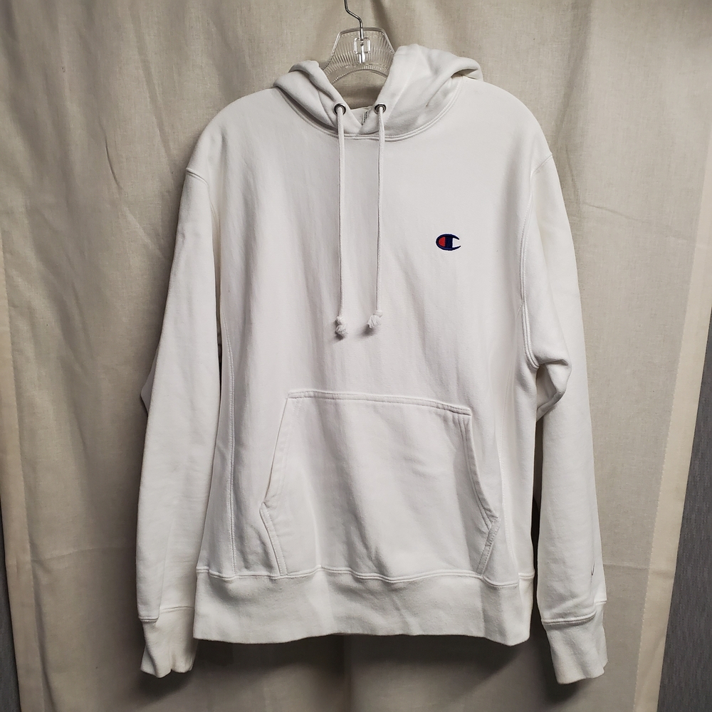 Champion Men's Off-White Hoodie